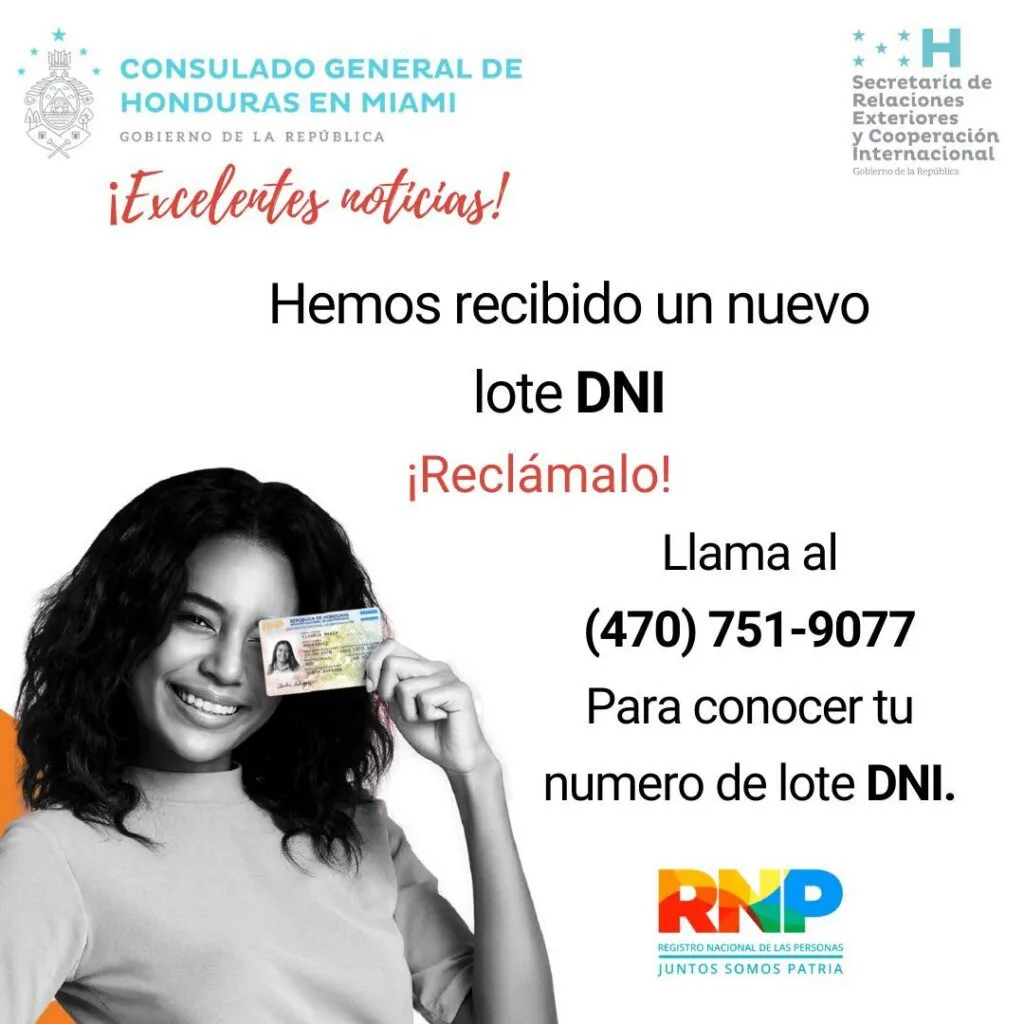 Dni honduras miami 