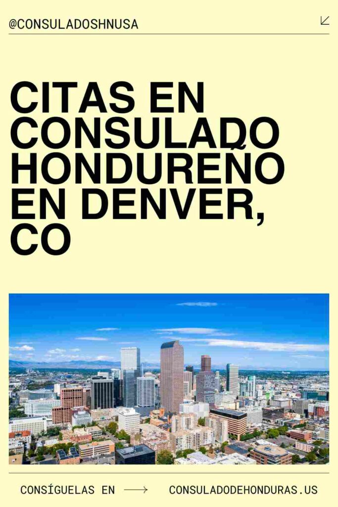 consulado hondureño en denver colorado