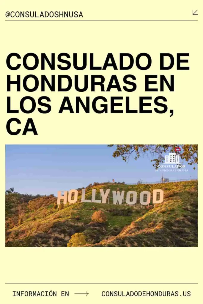 cita consular honduras los angeles