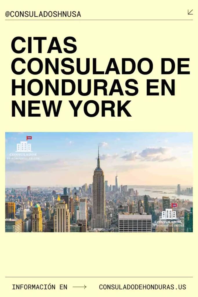 consulado de honduras en new york citas 