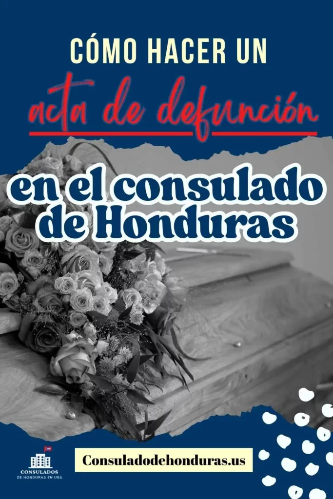 confirmación oficial del fallecimiento