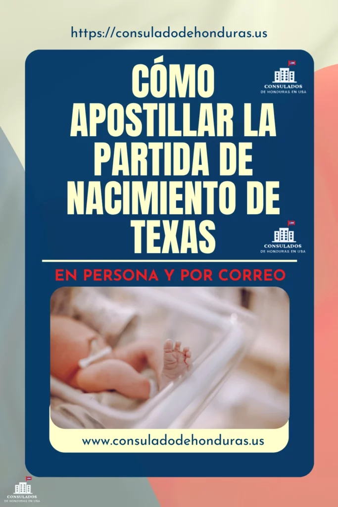 apostillar acta de nacimiento austin